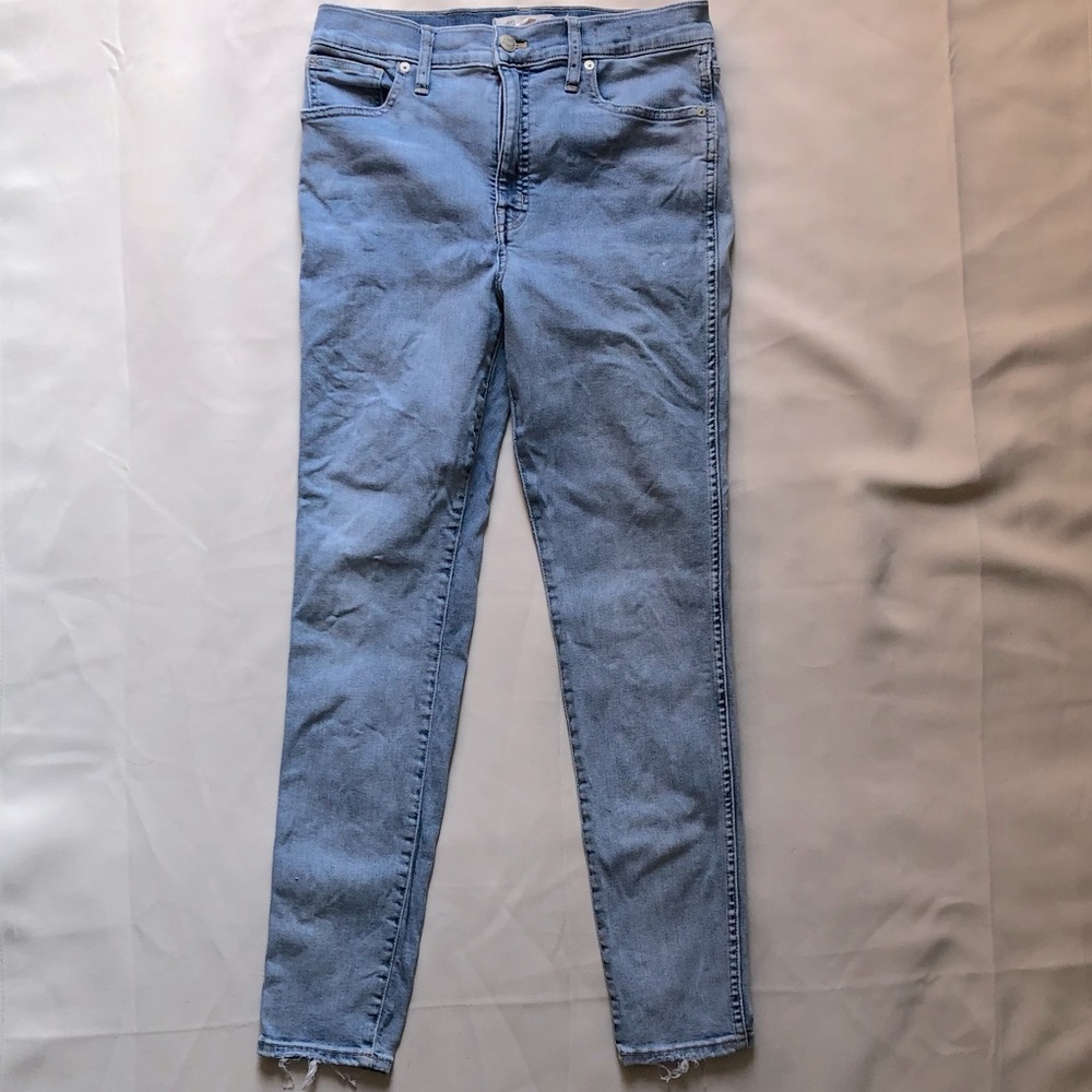 Madewell Light Wash Skinny Jeans